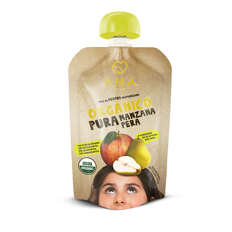 AMATIME 有(yǒu)機(jī)梨蘋果泥90g